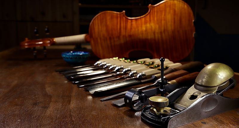 All the Tools You Need for Making a Violin